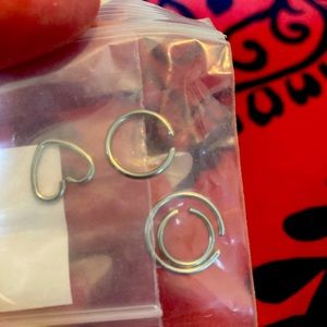 Assorted body jewelry